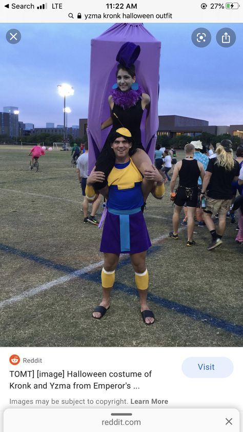 Kuzco And Kronk Costume, Esma Kronk Costume, Yama And Kronk Costume, Kuzco Llama Costume, Kronk Costume, Kronk And Yzma Costume, Izma Costume, Krona And Yzma Costume, Kronk And Yzma Disneybound