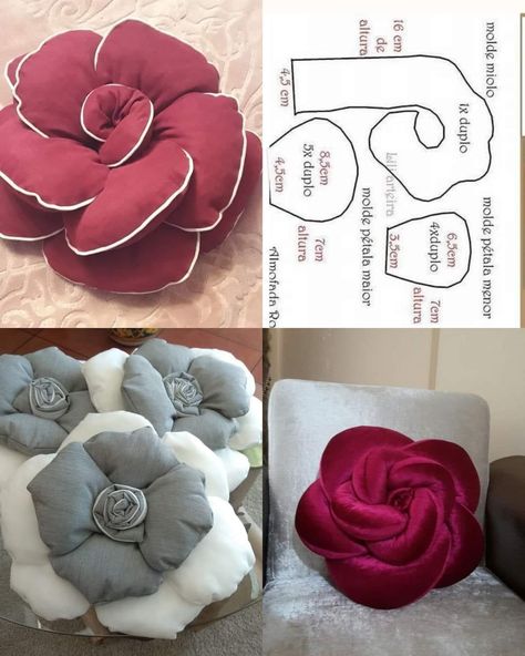 Diy Bags No Sew, Learn Sewing, Diy Bouquet Wrap, Pillows Decorative Diy, Making Fabric Flowers, Boho Crafts Diy, Pillow Crafts, Crochet Cushion Cover, Rope Crafts Diy