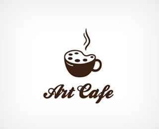 did something similar Lounge Logo, Cafe Logo Design, Art Cafe, Coffee Shop Logo, Simple Logo Design, Logo Design Art, Artist Logo, Typographic Logo, Coffee Logo