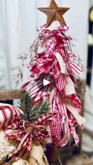 170K views · 4.9K reactions | Rag Tree | Knot Just Chalk | Knot Just Chalk · Original audio Rag Rug Tree, Rag Trees With Tomato Cage, Rag Trees Christmas Diy, Diy Rag Tree, Christmas Rag Tree, Knot Just Chalk, Rag Christmas Tree Diy, Rag Trees How To Make, Rag Trees Diy