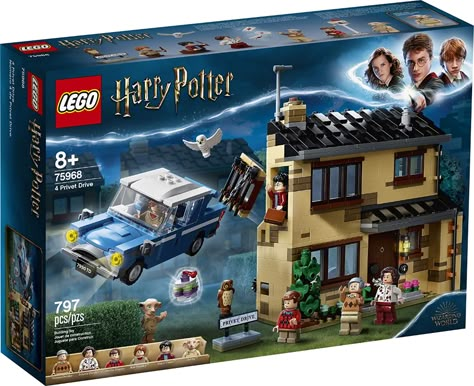 AmazonSmile: LEGO Harry Potter 4 Privet Drive 75968; Fun Children’s Building Toy for Kids Who Love Harry Potter Movies, Collectible Playsets, Role-Playing Games and Dollhouse Sets, New 2020 (797 Pieces): Toys & Games Harry Potter Flying Car, Petunia Dursley, Vernon Dursley, Dudley Dursley, 4 Privet Drive, Harry Potter Lego, Film Harry Potter, Lego Disney Princess, Harry Potter Set