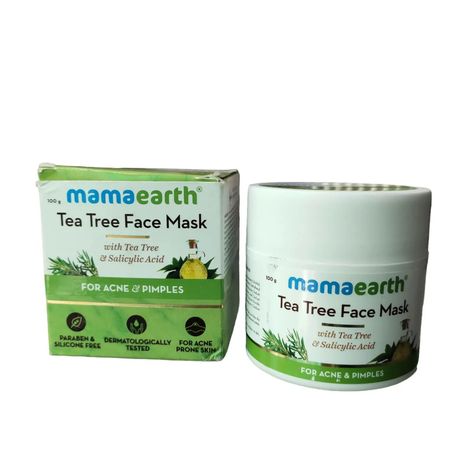 Mamaearth Tea Tree Face Mask With Salicylic Acid For Acne & Pimples ( 100 g ) Rs. 399 /- Free Shipping #mamaearthproducts #facemask #skincare #facecare #teatree #salicylicacid #herbalproducts #ayurvedic #cosmetics #beautytips #beautyeditorial Ayurvedic Cosmetics, Tea Tree Face Mask, Facemask Skincare, Salicylic Acid Acne, Beauty Editorial, Salicylic Acid, Face Care, Tea Tree, Beauty Hacks