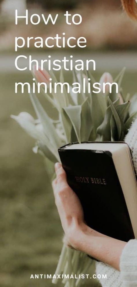 Is Christian minimalism a thing? If you wonder if minimalism is okay as a Christian, click to find out how it is. | antimaximalist.com #christian #faith #minimalistlivingminimalistlifestyle #minimalistlife How To Be A Christian, Christian Minimalism, How To Be Minimalist, Christian Minimalist, Minimalist Tips, Be A Minimalist, Minimal Lifestyle, Happy Homemaking, Digital Minimalism