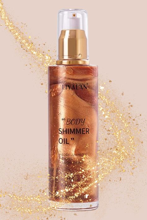 Go Ho Shimmer Body Oil,Moisturizing Light Shimmer Glow Illuminator,Non-sticky Body Luminizer Liquid Highlighter Makeup Your Skin,Smooth Liquid Spray Summer Body Illuminator (2.8 Fl Oz,#3 Bronze Gold) Liquid Highlighter Makeup, Highlighter Cream, Body Illuminator, Body Luminizer, Shimmer Oil, Shimmer Body Oil, Luminizer, Liquid Highlighter, Summer Body