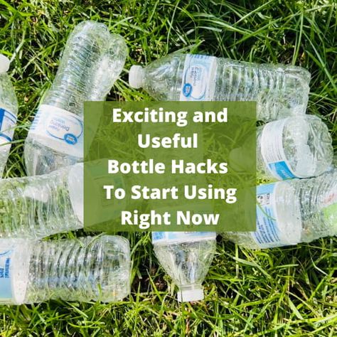 Repurposed Water Bottles, Things To Do With Water Bottles, Water Bottle Upcycle Ideas, Diy With Water Bottles, Upcycle Water Bottles, Empty Water Bottle Crafts, Water Bottle Recycle Projects, Cirkul Bottle Hacks, Crafts With Water Bottles