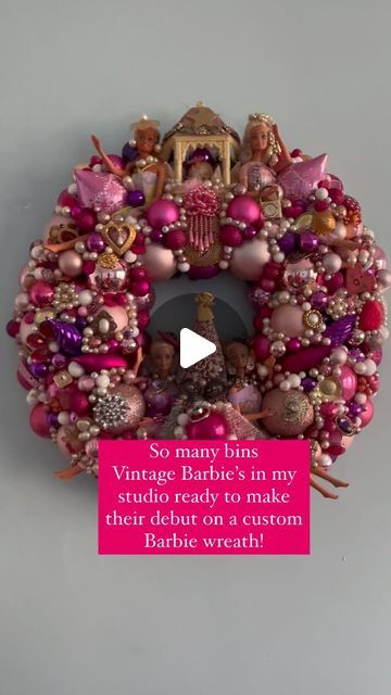 Parker Kennedy Living : Lance Jackson on Instagram: "Barbie wreath … #barbie #barbiedoll #pink" Barbie Wreath, Custom Barbie, 2024 Ideas, March 21, Christmas 2024, Vintage Barbie, Barbie Dolls, Wreath, Christmas