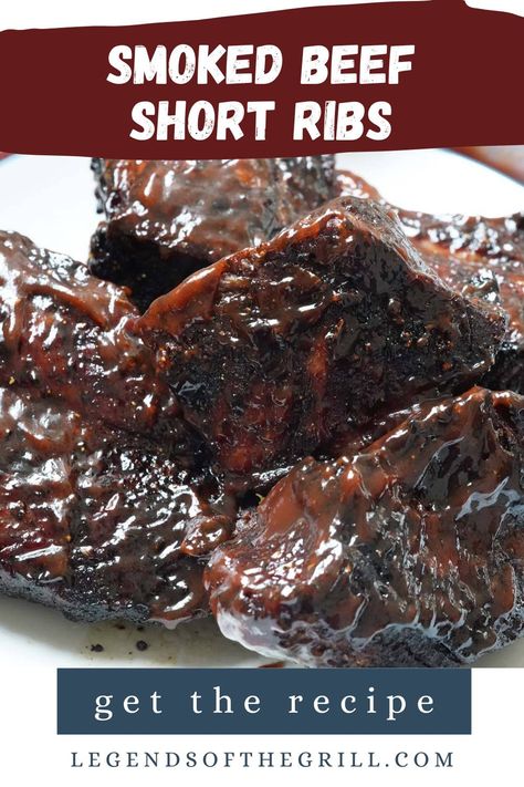 Smoked Beef Short Ribs Beef Short Rib Smoker Recipes, Smoked Beef Short Ribs Recipe, Smoked Short Ribs Beef, Short Ribs Smoker Recipe, Grilled Boneless Short Ribs, Smoked Boneless Beef Ribs, Beef Short Ribs Smoker Recipe, Smoked Boneless Short Ribs, Smoked Beef Short Ribs In Pellet Smoker