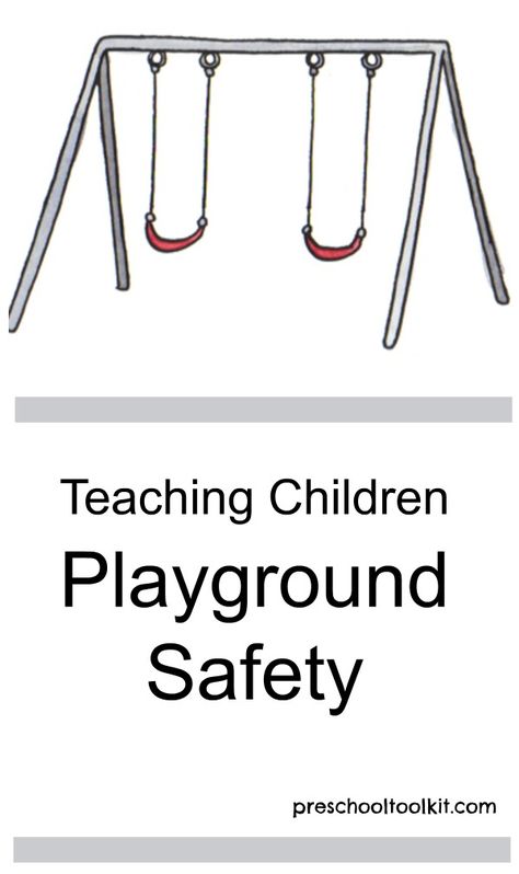 Playground Safety Activities Preschool, Playground Safety Activities, Safety Town, Outdoor Preschool, Children Playground, Playground Safety, Child Nursing, Preschool Play, Summer Safety