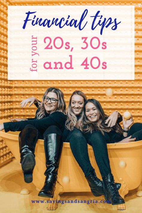 Smart financial tips for your 20s, 30s, and 40s. Financial Goals In Your 40s, College In Your 30s, Financial Goals For Your 20s, Smart Financial Tips, Financial Tips For 20s, Buissnes Ideas, Finance Budget, Happy Money, Manage Money