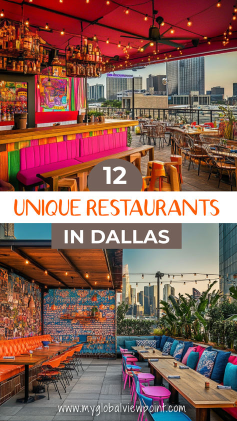 Fun and unique restaurants in Dallas, Texas Cute Dallas Restaurants, Dallas What To Do, Best Restaurants In Dallas Texas, Best Dallas Restaurants, Best Restaurants In Dallas, Dallas Texas Restaurants, Fort Worth Restaurants, Coolest Restaurants, Weekend In Dallas