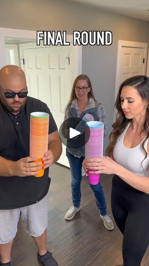 2.7M views · 9.9K reactions | Cup Stack Championship 🏆 | Cup Stack Championship 🏆 | By Evan EraFacebook Benson Brothers Games, Cup Games For Adults, Cup Games For Parties, Minute To Win It Stacking Games, Relay Race Games For Adults, Balloon Cup Stacking Game, Solo Cup Games, Games With Cups, Stack Cup Game