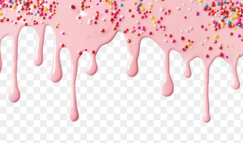 Ice Cream Png Aesthetic, Sprinkle Png, Dripping Ice Cream, Candy Illustration, Aesthetic Pngs, Lime Popsicles, Candy Png, Melting Ice Cream, Ice Cream Sprinkles