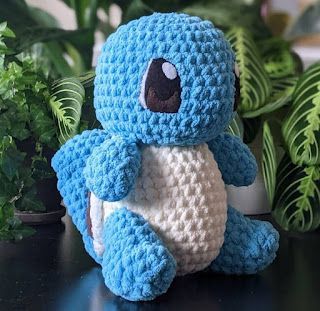 PATRONES AMIGURUMI GRATIS: PATRON GRATIS SQUIRTLE | POKEMON AMIGURUMI 52381 Squirtle Crochet Pattern Free, Crochet Squirtle, Squirtle Crochet, Pokeball Crochet Pattern, Anime Amigurumi, Pokemon Amigurumi, Pokemon Crochet Pattern, Crochet Pokemon, Pokemon Pattern