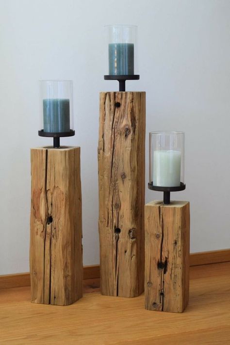 herbstdeko im glas basteln kinder holzbacken glaskerzen innendeko Diy Wooden Candle Holders Rustic, Wood Vase Candle, Wood Pillar Candle Holders Rustic, Homemade Wooden Candle Holders Rustic, Glass Wood Candle Holder, 2x4 Furniture Plans, Family Room Decorating, Household Furniture, Diy Wood Projects Furniture