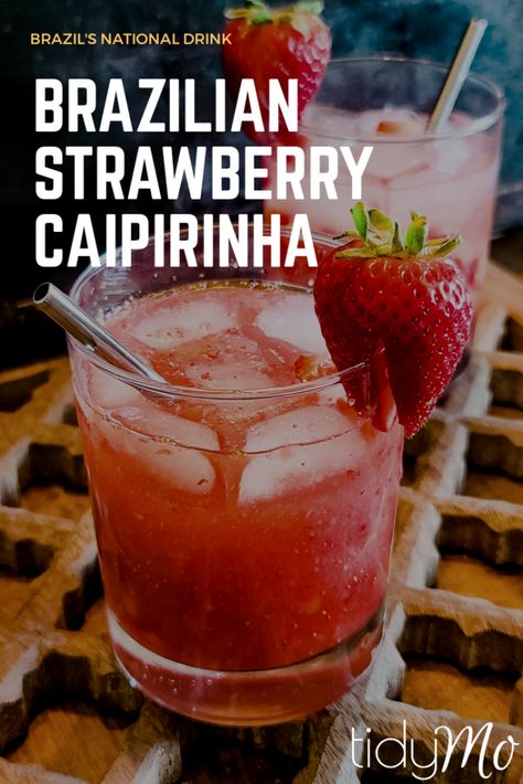 Brazilian Recipes Dessert, Caipirinha Recipe, Brazilian Drink, Brazilian Bbq, South American Recipes, Latin American Recipes, Around The World Food, Caribbean Food, Foreign Food