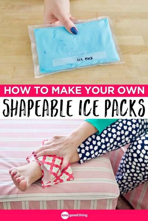 Homemade Hot And Cold Packs, Diy Hot Pack, Flexible Ice Pack Diy, Diy Cold Pack, Cold Packs Diy How To Make, How To Make An Ice Pack, Diy Ice Packs For Injuries, Home Made Ice Pack, Ice Packs With Alcohol