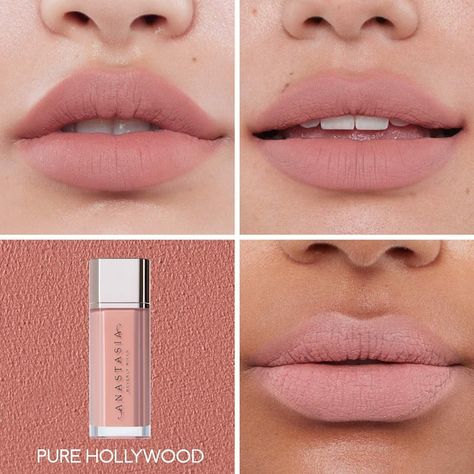 Lip Velvet Liquid Lipstick - Anastasia Beverly Hills | Sephora Anastasia Beverly Hills Lipstick, Pigmented Lips, Velvet Lipstick, Anastasia Beverly Hills Makeup, Lip Shapes, Smooth Lips, Soft Focus, Velvet Matte, Matte Liquid Lipstick