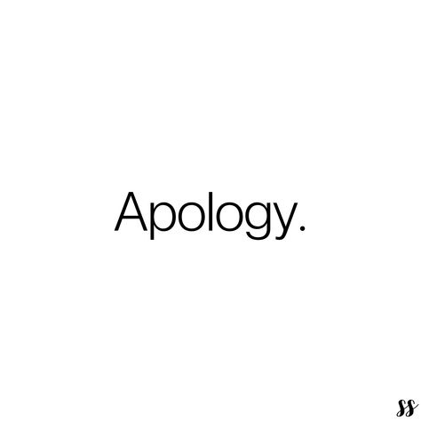 The power of an apology. Relationships are valued as one of the most important things we have in our lives if not the most important. When we mess up, get upset and hurt someone, an apology can cause the healing that is needed. Apology Text, Apologizing Quotes, An Apology, Motivation Monday, How To Apologize, Art House, God The Father, 2025 Vision, Mess Up