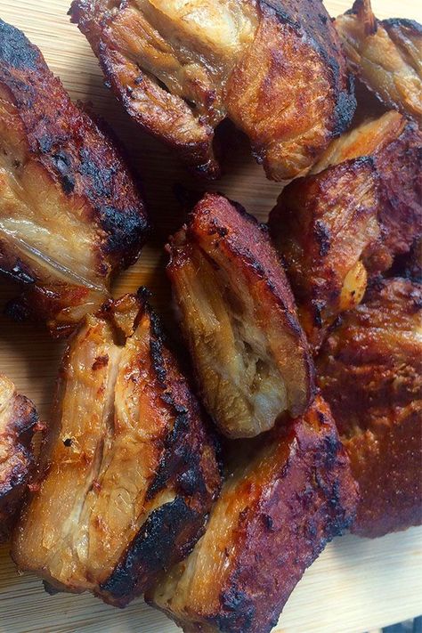 Rib Tips Recipe, Pork Rib Tips, Meaty Appetizers, Slow Cooker Pork Ribs, Rice Ideas, Baked Bbq Ribs, Rib Tips, Pork Brisket, Ribs In Oven