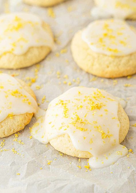 Lemon Ricotta Cookies Italian Lemon Ricotta Cookies, Semolina Bread Recipe, Citrus Cookies, Homemade Olive Oil, Easy French Bread Recipe, Olive Oil Crackers, Lemon Ricotta Cookies, Jam Thumbprint Cookies, Lemon Crinkle Cookies