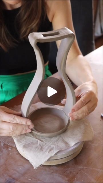 Ceramics Videos on Instagram: "Handbuilding ceramic vase by @deeprootsandbubbles" Pottery Vase Shapes, Ceramic Slab Ideas, Slabs Ceramics Ideas, Handbuilding Pottery Ideas, Hand Built Vase, Handbuilding Ceramics, Ceramics Videos, Slab Ceramics, Pottery Inspo