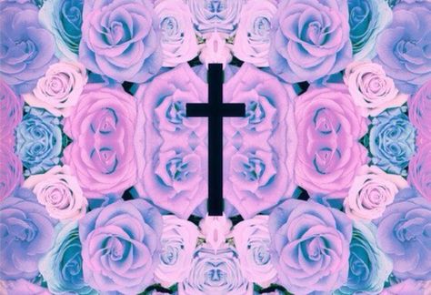 Pastel goth wallpapers Pastel Goth Background, Pastel Goth Aesthetic, Goth Wallpaper, Sign Of The Cross, Tumblr Backgrounds, Pastel Goth Fashion, Pastel Grunge, Goth Aesthetic, Pastel Background