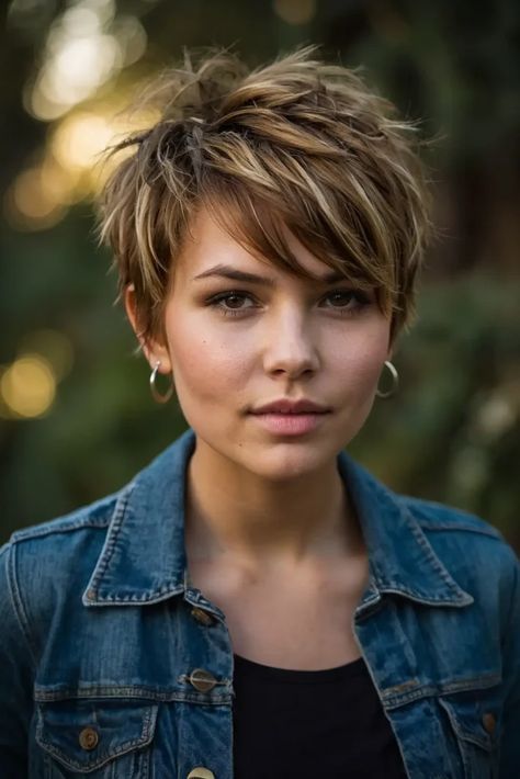 15 Best Shag Cut Ideas for Women Womens Short Shag Haircut, Shag Pixie Cut Fine Hair, Long Pixie Shag, Short Shag Hairstyle Women, Shag Pixie Cut, Shaggy Pixie Haircut, Razored Hair, Pixie Shag Haircut, Short Shag Cut