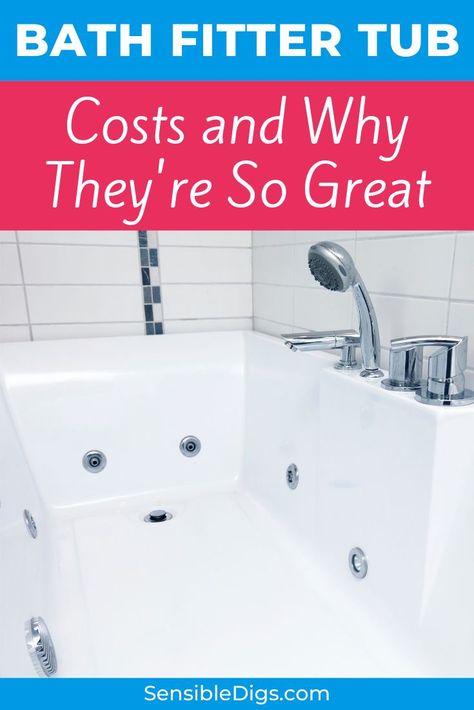 When it comes to revamping your bathroom, you can choose between a remodel and a Bath Fitter tub liner. Which saves you money? We find out. Bathtub Liners, Bath Fitter, Bathtub Ideas, Deep Tub, Nautical Chic, Small Tub, Jetted Tub, Best Bath, Chic Living