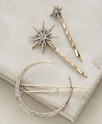 Lauren Conrad Hair, Hair Set, Celestial Wedding, Star And Moon, Hair Setting, Holiday Hairstyles, Bridal Hair Accessories, Lauren Conrad, All That Glitters