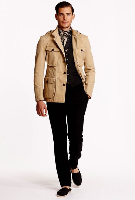 Safari Jacket Outfit, Ralph Lauren 2015, Ralph Lauren Spring 2015, Summer Outerwear, Preppy Mens Fashion, Mens Fashion Sweaters, Ralph Lauren Menswear, Mens Fashion Casual Winter, Mens Fashion Photography