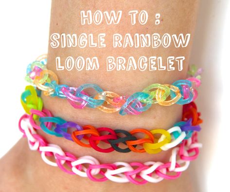 Single Rainbow Loom Bracelet Crazy Loom, Starburst Bracelet, Loom Bands Tutorial, Loom Band Patterns, Fun Loom, Loom Love, Rainbow Loom Bracelet, Loom Band Bracelets, Rainbow Loom Rubber Bands