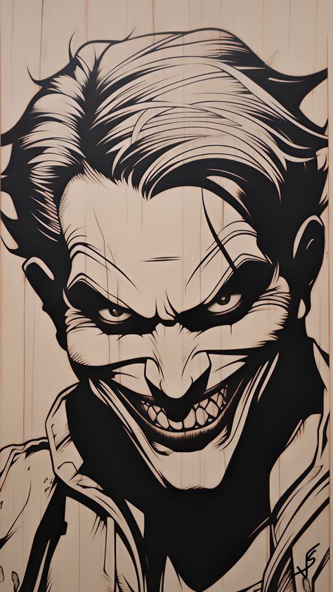 How To Draw Joker, Joker Drawing Sketches, Comic Book Hair, Drawing A Comic, Joker Art Drawing, Joker Drawing, Joker Sketch, Joker Drawings, Comic Face