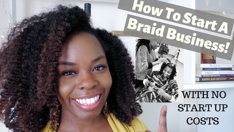 Starting A Hair Braiding Business, Starting A Braiding Business, How To Start A Braiding Business, How To Start A Hair Braiding Business, Braider Essentials, Braids Business, Braid Business, Business Photoshoot Ideas, Braiding Business