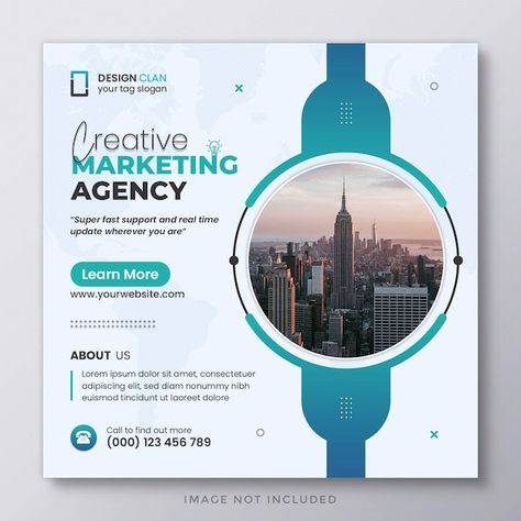 Digital marketing corporate social media... | Premium Psd #Freepik #psd #instagram-flyer #flyer-post #facebook-flyer #template Daily Facebook Post Ideas, Social Media Poster Design Graphics, Social Media Design Inspiration Layout, Creative Post Design Ideas, Business Post Ideas, Social Media Post Design Templates, Social Media Post Design Ideas, Creative Post Design, Digital Marketing Post