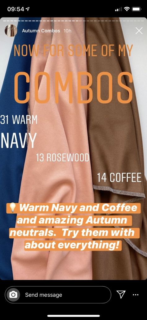 Hoc Autumn Leaf Outfits, House Of Colour Autumn Clothes, Leaf Autumn Color Analysis, House Of Colour Autumn Leaf, Hoc Blue Autumn, Blue Autumn Color Palette, Hoc Autumn Outfits, House Of Color Autumn Outfits, House Of Colour Autumn Outfits