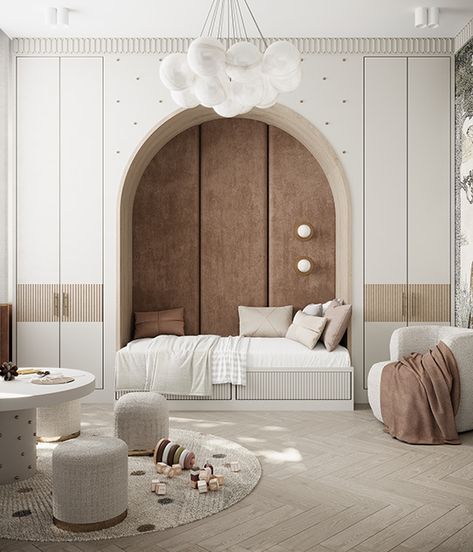 Search Images | Photos, videos, logos, illustrations and branding on Behance Bedroom Built Ins Around Bed Headboards, Bohemian Luxury Interior, Japandi Children Room, Japandi Kids Bedroom, Japandi Kids Room, Childroom Design, Kids Room Interior Design, Kids Bedroom Inspiration, Kids Bedroom Designs