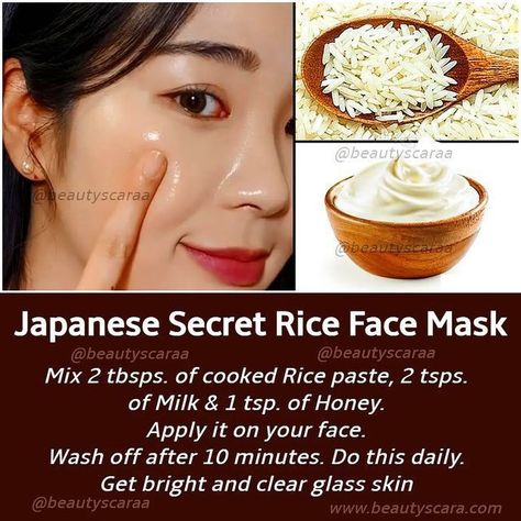 # Natural hair growth treatment. 
# Natural beauty care. 
# Natural skin care tips. 
# Natural skin glowing Musk. 
# Personal care. Rice Face Mask, Beginner Skin Care Routine, Natural Skin Care Ingredients, Face Skin Care Routine, Clear Healthy Skin, Natural Skin Care Remedies, Diy Skin Care Routine, Natural Face Skin Care, Good Skin Tips