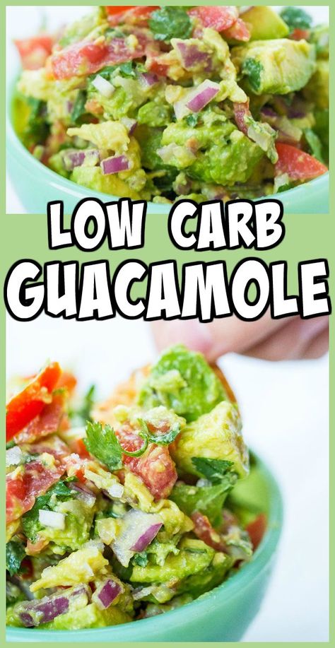 How to make delicious CHUNKY GUACAMOLE! #lowcarb #keto #healthy #avocados #tomatoes #guac #avocado #dip #snack #healthy #recipe Homemade Guacamole Recipe, Chunky Guacamole, Keto Healthy, Avocado Health Benefits, Snack Healthy, Avocado Dip, Low Carb Sides, Homemade Guacamole, Guacamole Recipe