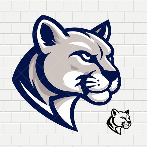 College Mascots Logo, Mascot Design Ideas, Wildcat Mascot, Logo School, Sports Mascot, Baseball Mascots, Spirit Gear, Sport Logos, Logo Mascot