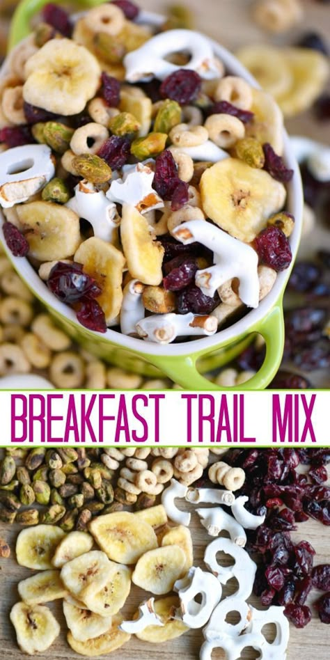 Trail Mix Recipes, Snack Mix Recipes, After School Snacks, School Snacks, Delicious Breakfast, The Breakfast, Snack Mix, Healthy Snacks For Kids, Lunch Snacks