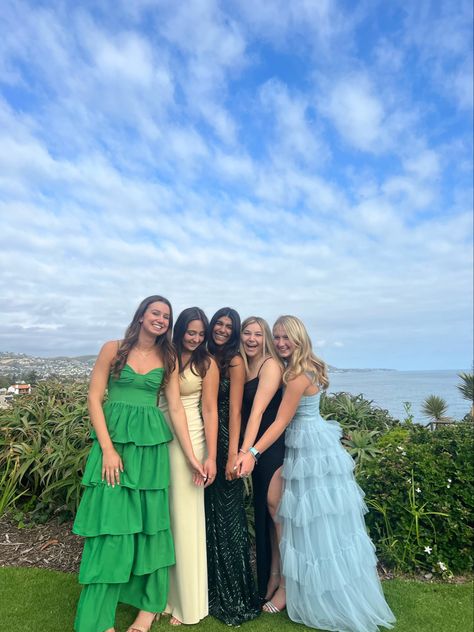 Green Preppy Prom Dresses, Prom 2023 Aesthetic, Prom Dresses Ruffle, Tiered Prom Dress Ruffles, Prom Ruffle Dress, Prom 2023 Pictures, Prom Dresses 2023 Floral, Prom Inspiration Pictures, Tiered Prom Dresses