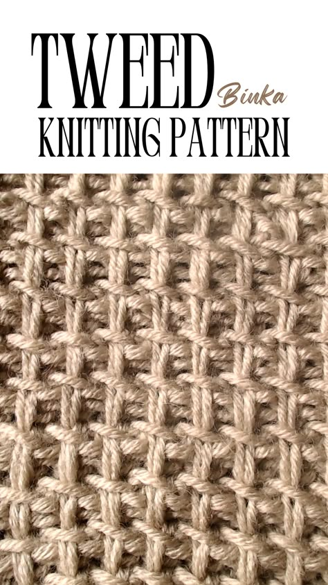 Tweed Knitting Pattern, Slip Stitch Knitting, Stylish Knitwear, Knit Tweed, Knitting Basics, Knitting Patterns Free Hats, Tweed Yarn, Linen Stitch, Baby Sweater Knitting Pattern