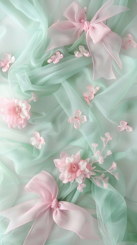 Pink St Patricks Day Wallpaper, Pink Mint Aesthetic, Mint Green Aesthetic Wallpaper Vintage, Mint Green Aesthetic Background, Pink And Mint Aesthetic, Soft Pink And Green Aesthetic, Sage Green Photography, Light Green And Pink Aesthetic, Green And Pink Wallpaper Aesthetic