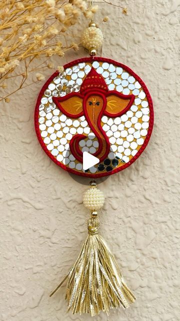 Creazone India on Instagram: "Ganpati Bappa Morya!! Bless your loved ones with the presence of Ganesha. Our handcrafted lippan art hanging is the perfect gift for spreading positivity.  [ganesh chaturthi, gifting, lippan art, handmade]  #ganeshfestival #diy #homedecor #viralreels #handmadegifts #mosaicart #lippanart #ganeshchaturthi #ganeshchaturthidecorations #ganeshachaturthi2024 #returnfavours #spirituality #sacredgift #ganpatifestival #ganpati_bappa_morya #handmade #lippanartgifts #diwali2024 #festivegifts #handpainted #lippanartist #lippanartworkshop #ganeshutsav #ganpatigifts #mumbai #ganraya #gajanan #siddhivinayak #riddhisiddhi #mirrormosaic" Ganpati Bappa Morya, Ganpati Festival, Ganesh Utsav, Bappa Morya, Lippan Art, Spreading Positivity, Mirror Mosaic, Ganpati Bappa, Ganesh Chaturthi