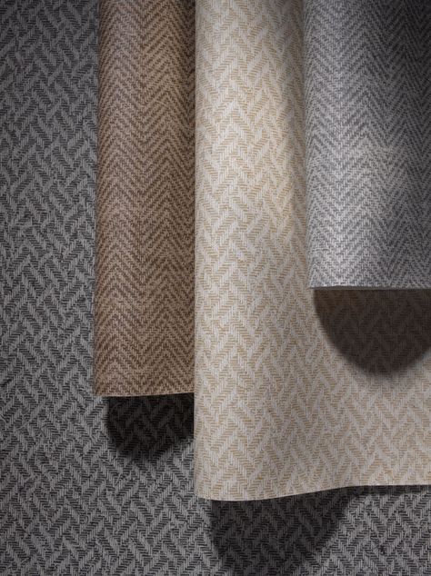 Mountain House Interior, Herringbone Wallpaper, Look Wallpaper, Phillip Jeffries, Design Showroom, Fabric Photography, Interior Design Resources, Textile Pattern Design, Textile Company