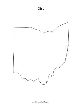 A blank map of the state of Ohio, oriented vertically and ideal for classroom or business use. Free to download and print World Map Continents, State Of Ohio, Ohio Map, Constellation Map, Map Outline, County Map, Country Maps, Small Pictures, State Map