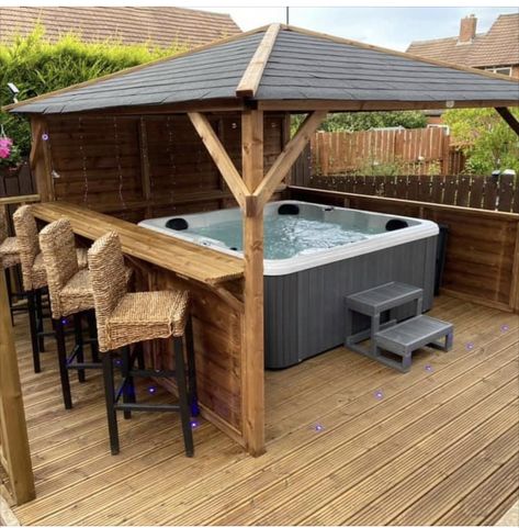 Hot Tub Landscaping, Hot Tub Patio, Outdoor Hot Tub, Hot Tub Gazebo, Hot Tub Deck, Hot Tub Garden, Hot Tub Backyard, Backyard Renovations, Backyard Remodel