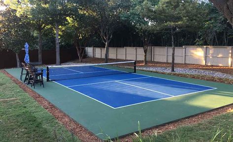 Best PickleBall Court Construction And Services Dallas Fort Worth DFW Outdoor Sports Court, Backyard Court, Backyard Sports, Pickleball Court, Sport Court, Cost To Build, Community Park, Backyard Games, Site Visit