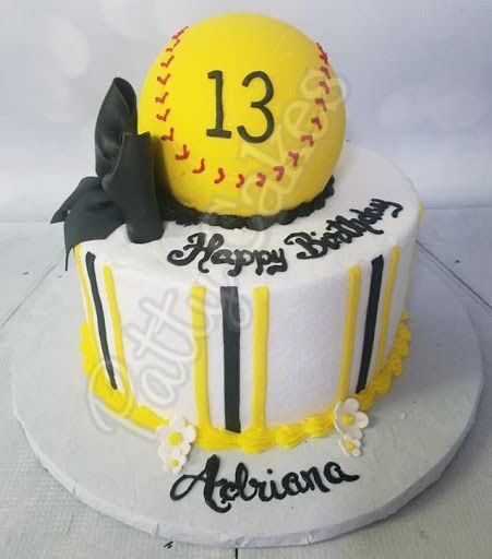 Softball Birthday Cakes, Softball Cake, Softball Birthday Parties, Softball Birthday, Tiered Cakes Birthday, Ball Cake, Sport Cakes, Birthday Party Cake, Red Velvet Cake