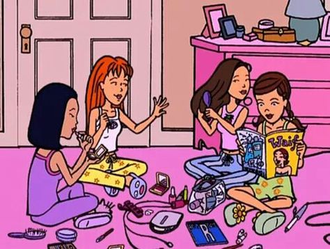 Quin  The Fashion Club Daria Mtv, Daria Morgendorffer, Girl Sleepover, Vintage Cartoons, 90s Cartoons, Cartoon Profile Pictures, Foto Poses, Cartoon Icons, Cartoon Profile Pics